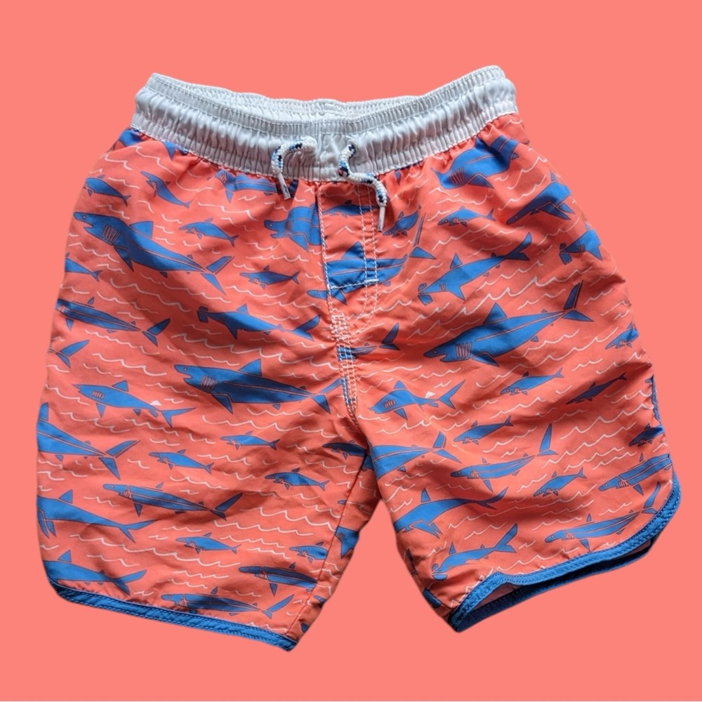OshKosh shark swimming trunks and rash guard - Picture 2 of 6